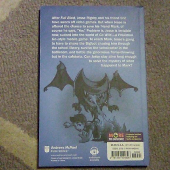 Brand new childrens book, TRAPPED in a VIDEO GAME, the invisible invasion. - Picture 2 of 6